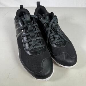 Under Armour Leadoff Low Mens Size 8 Black White‎ Running Baseball Cleats